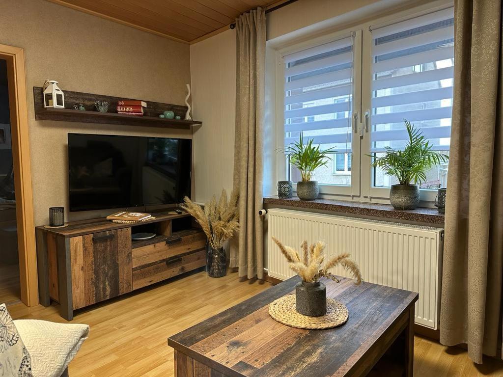 Christels Ferienwohnung 2 In Thale Mit Ueberdachter Terrasse, Kueche Mit Tv & Geschirrspueler 외부 사진